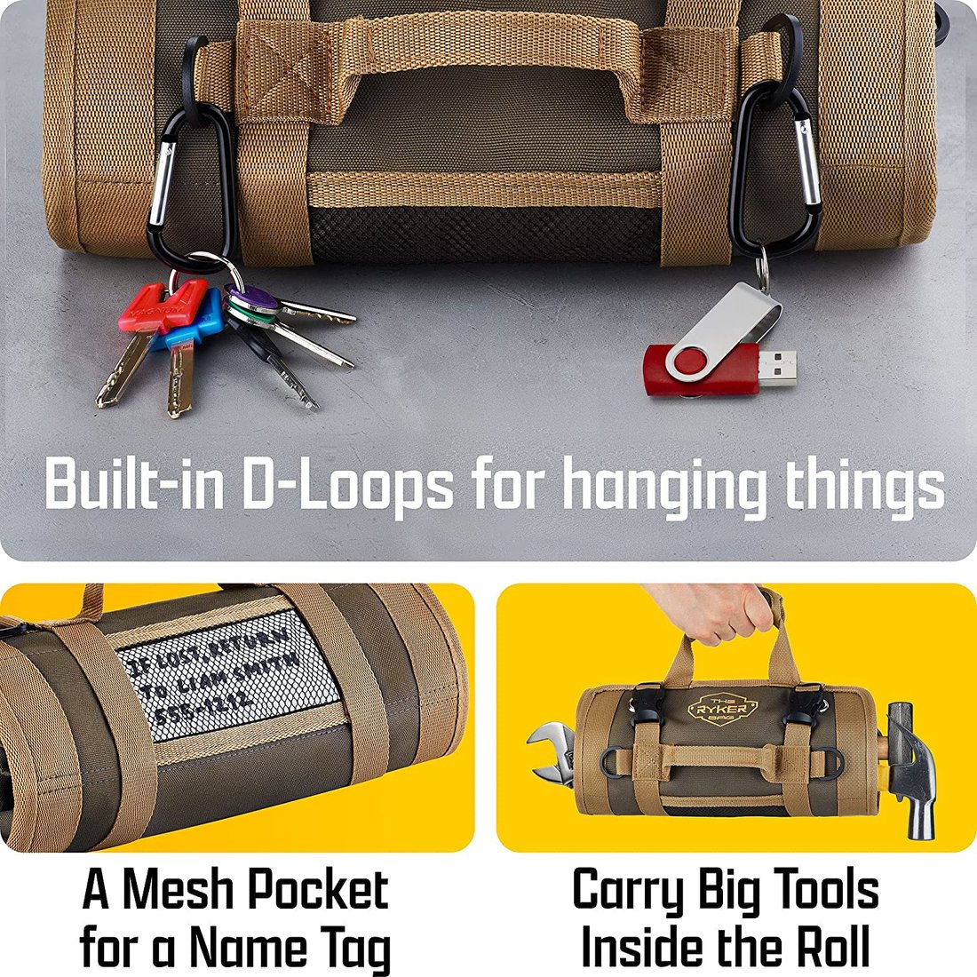 Big Sale 49% - Tool Roll Bag Organizers