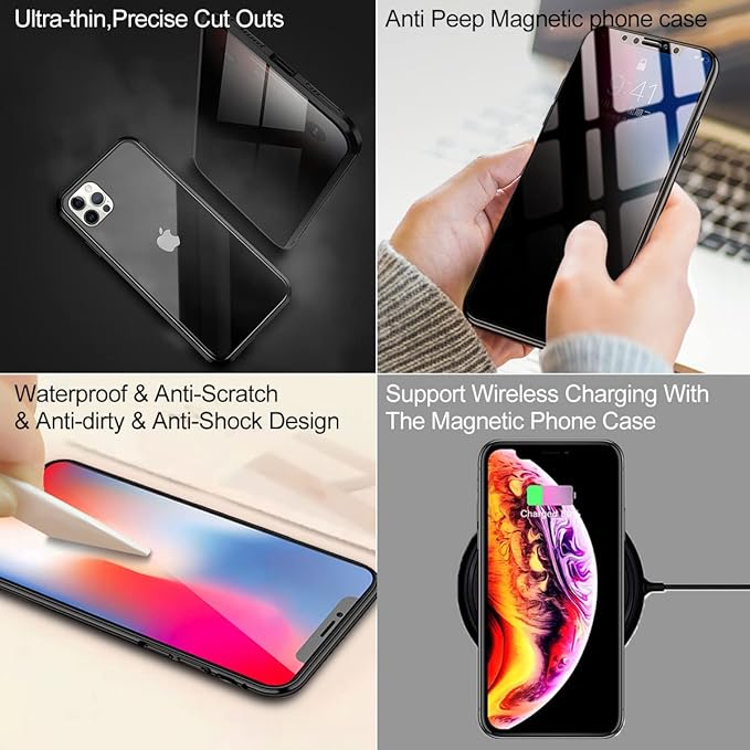 Black Friday pre - sale 49% OFF - iPhone Magnetic Privacy Case