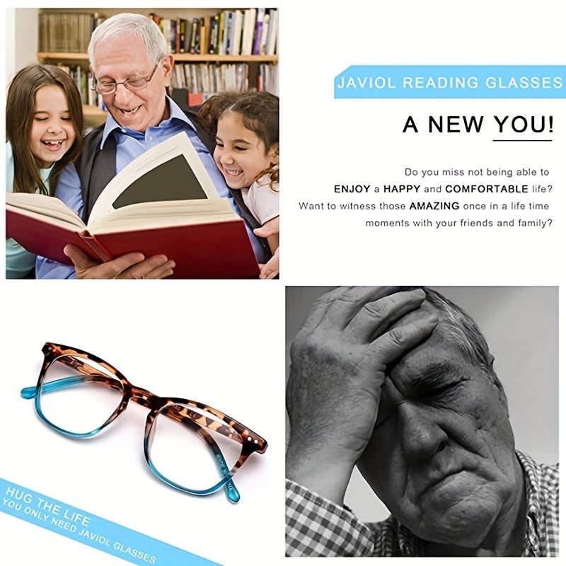 Black Friday Sale 49% OFF - SPRING HINGE VINTAGE ULTRA-CLEAR VISION PRESBYOPIA GLASSES FOR WOMEN MEN