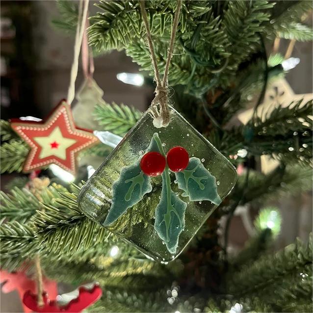 Black Friday Sale 50% Off - New Fused glass Christmas tree decoration