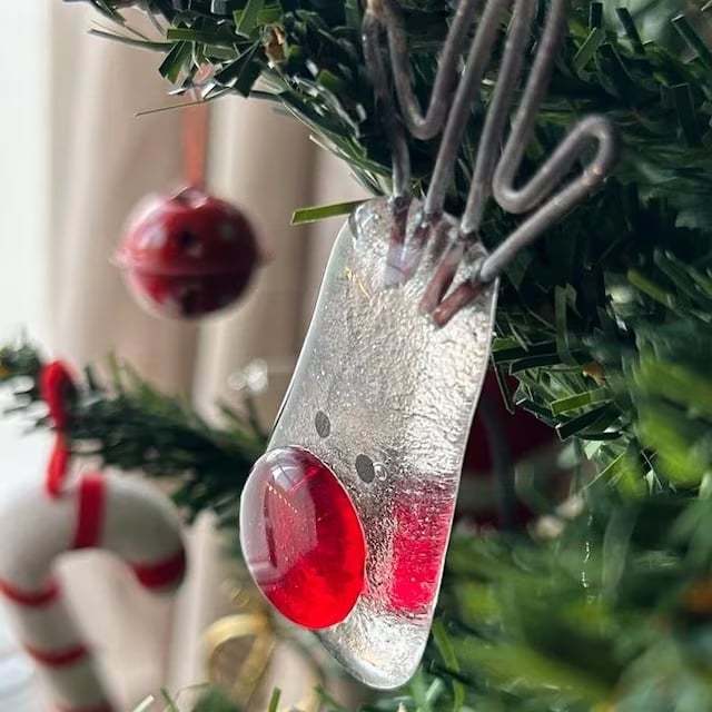 Black Friday Sale 50% Off - New Fused glass Christmas tree decoration