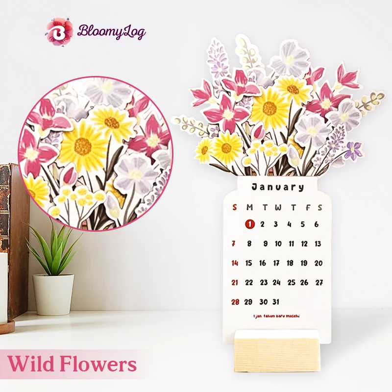 BloomyLog - 2024 Bloomy Flower Calendar