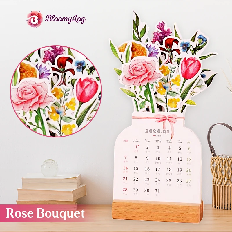 BloomyLog - 2024 Bloomy Flower Calendar