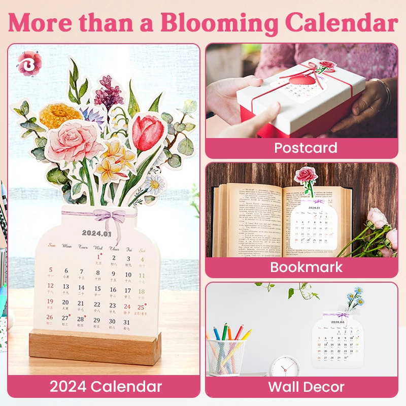 BloomyLog - 2024 Bloomy Flower Calendar