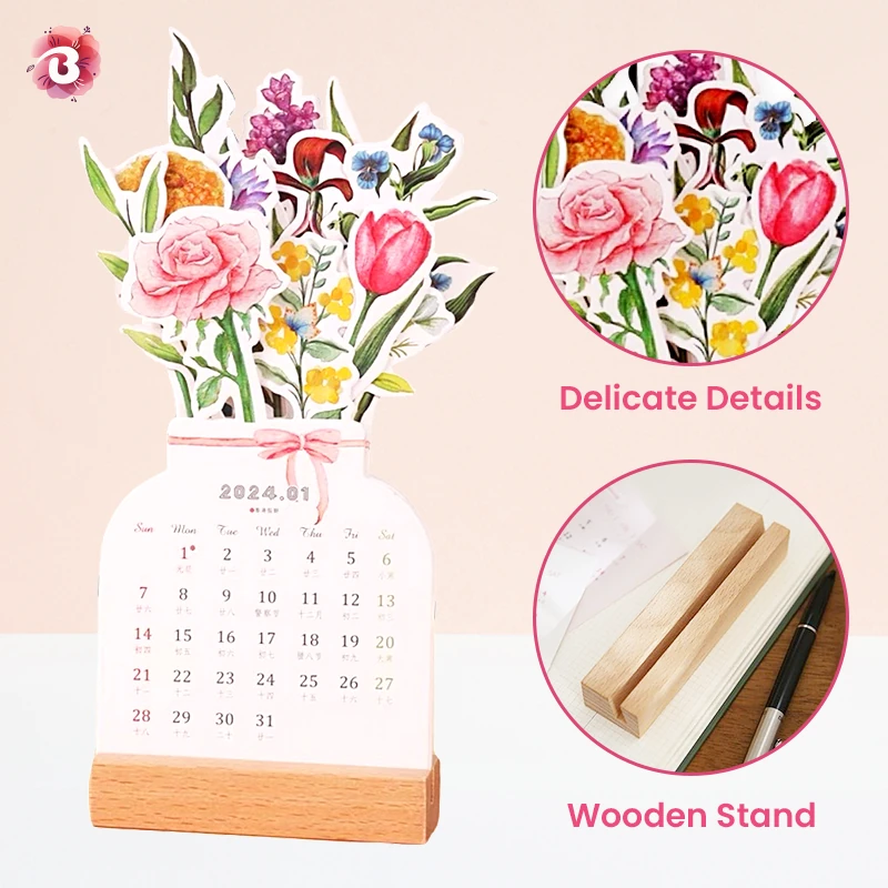 BloomyLog - 2024 Bloomy Flower Calendar