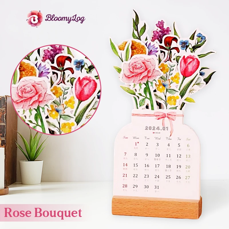 BloomyLog - 2024 Bloomy Flower Calendar