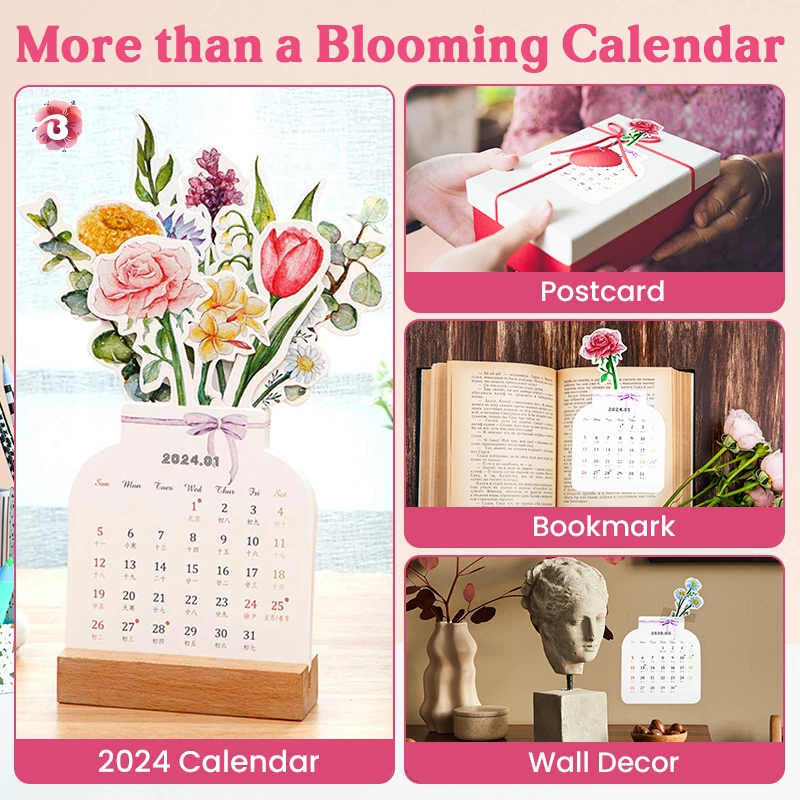 BloomyLog - 2024 Bloomy Flower Calendar