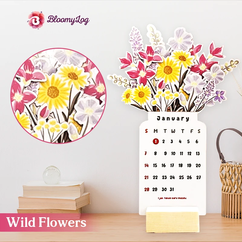 BloomyLog - 2024 Bloomy Flower Calendar