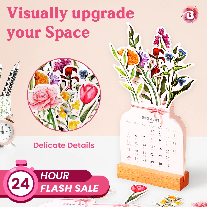 BloomyLog - LAST DAY SALE 70% OFF - 2024 Bloomy Flower Calendar