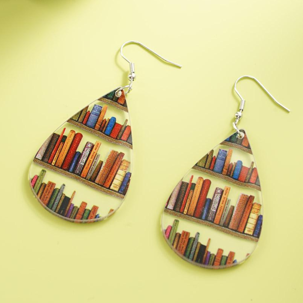 BOOK LOVER EARRINGS (PAIR)