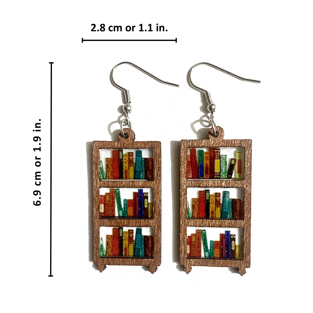 BOOK LOVER EARRINGS (PAIR)