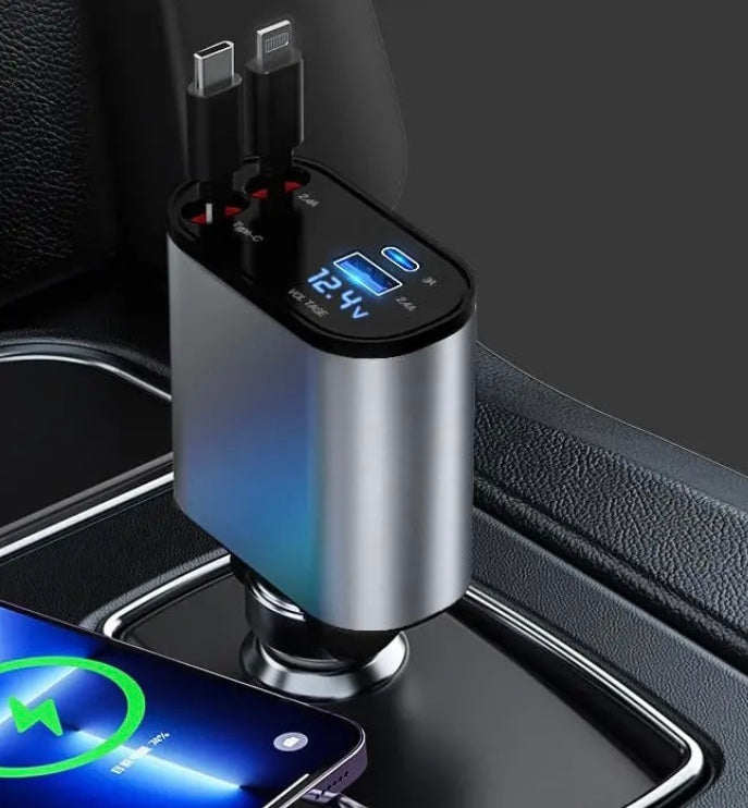 Car Retractable Phone Charger