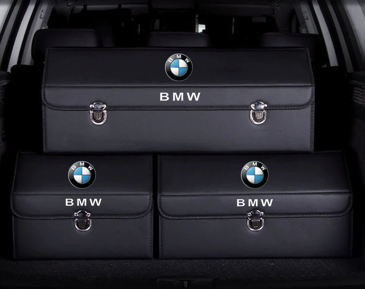 Car Trunk Leather Storage Box