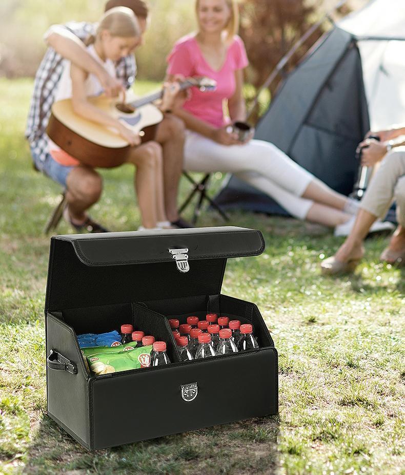 Car Trunk Leather Storage Box