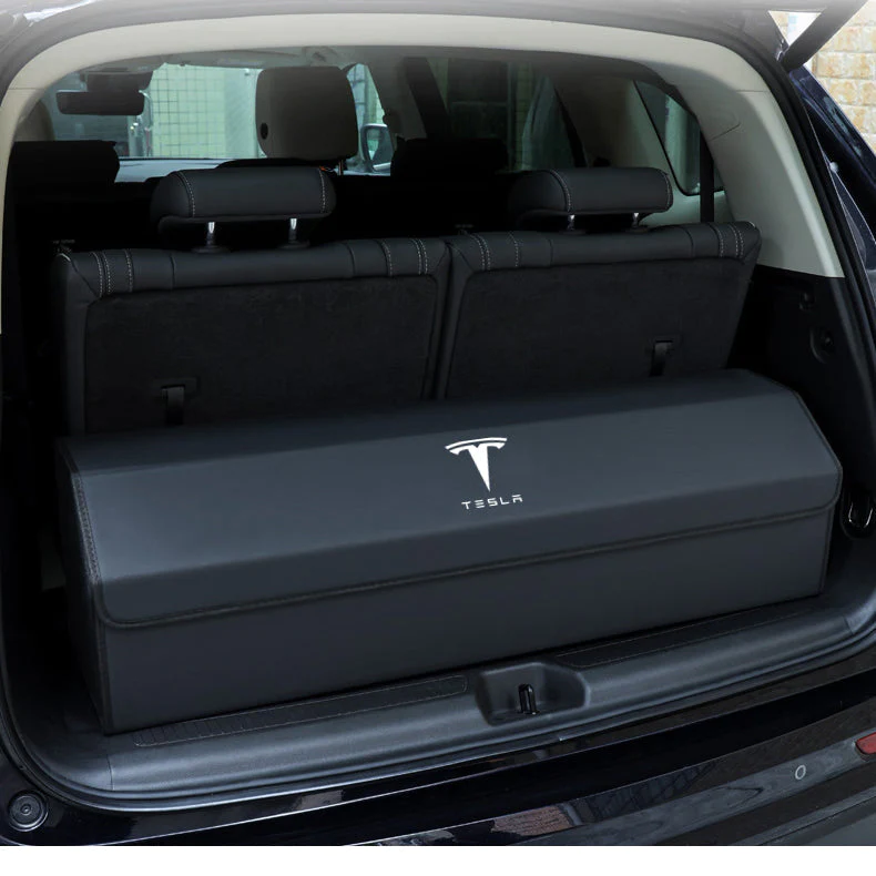 Car Trunk Leather Storage Box