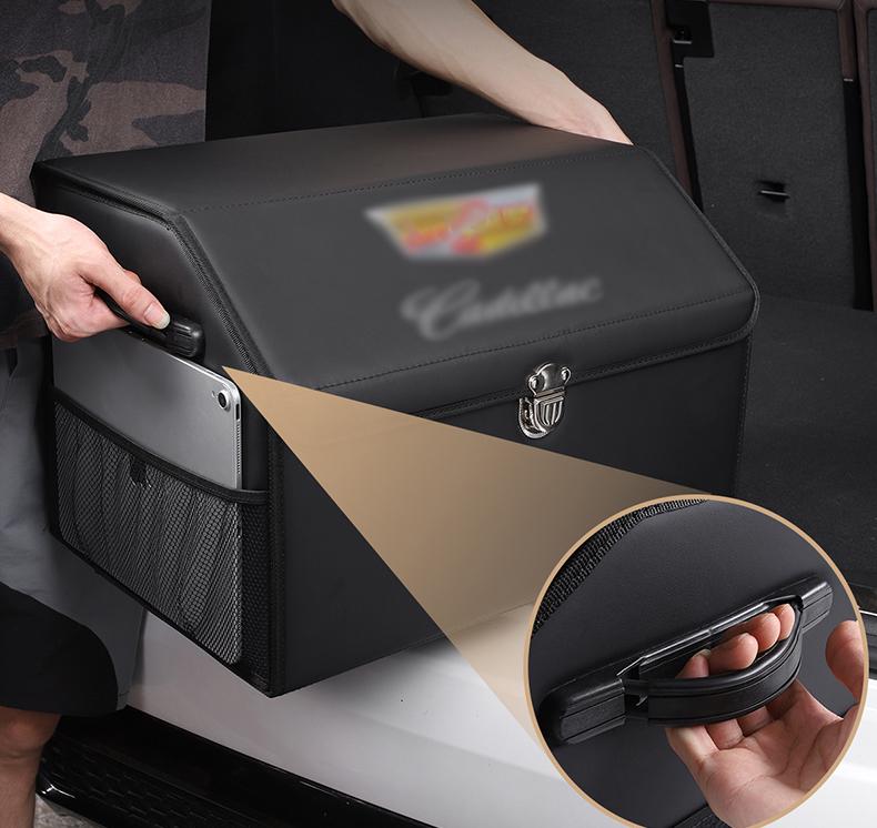 Car Trunk Leather Storage Box