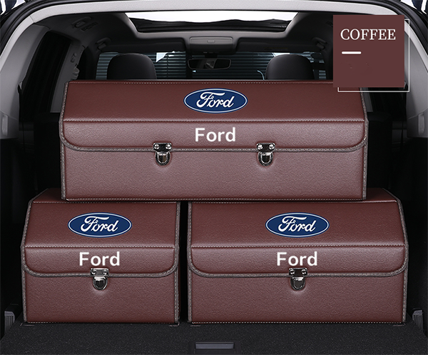 Car Trunk Leather Storage Box