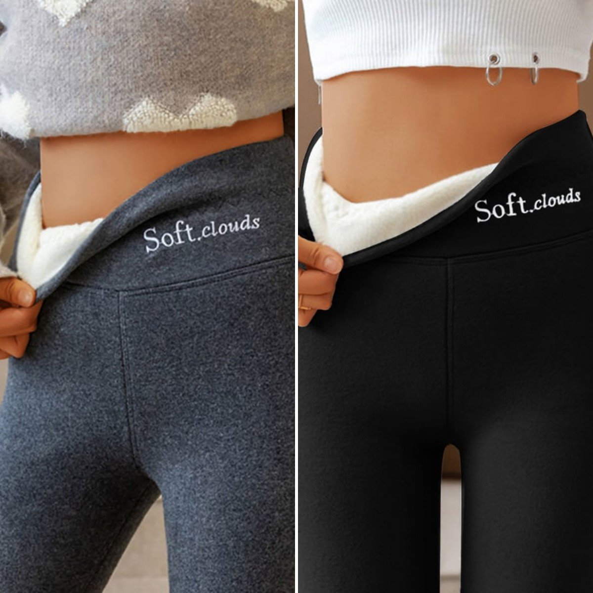 Casual Warm Winter Solid Pants