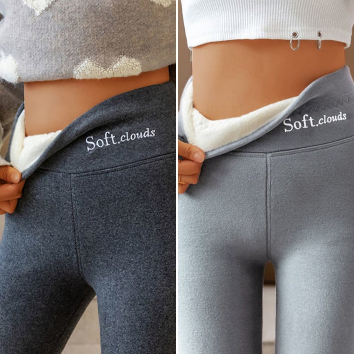 Casual Warm Winter Solid Pants