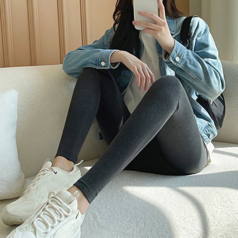 Acidella Casual Warm Winter Solid Pants