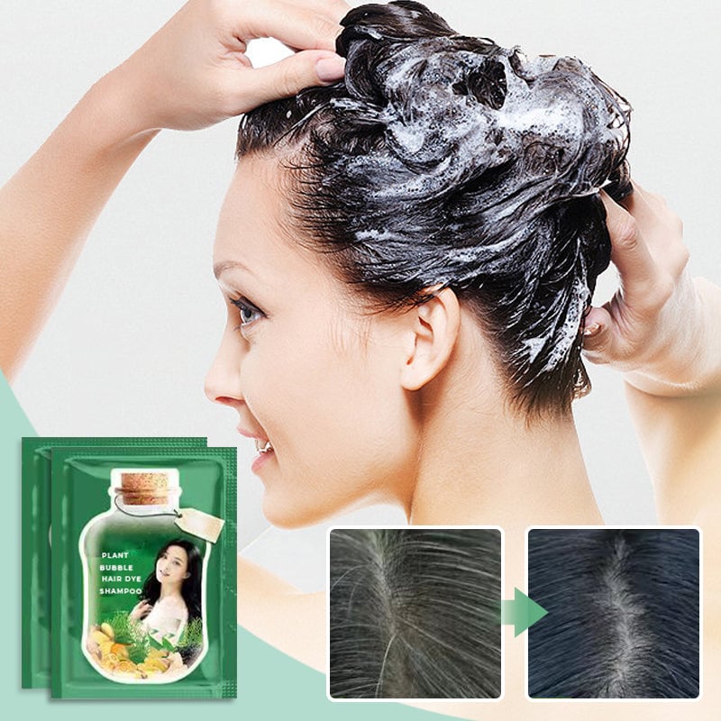 Christmas Must Have Hair Color - Plant Bubble Hair Dye Shampoo