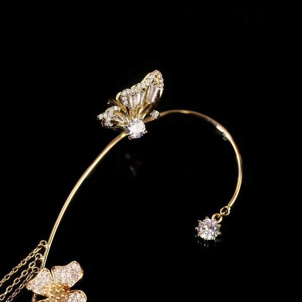 CHRISTMAS PRE-SALE - BUTTERFLY TASSEL STYLE ZIRCON EARRINGS | PERFECT GIFT