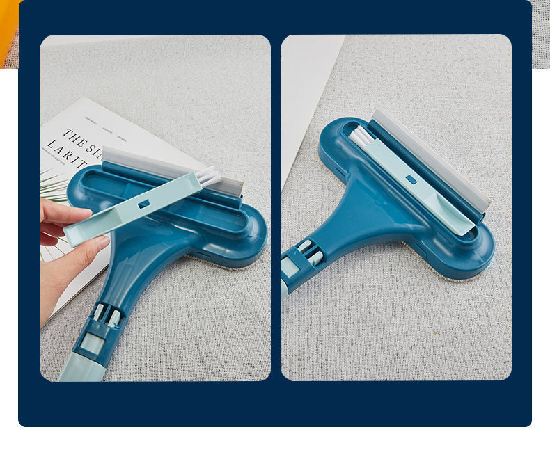 Cleangly Double-Sided Window Cleaner Squeegee (Comes with additional window cleaning tool!)