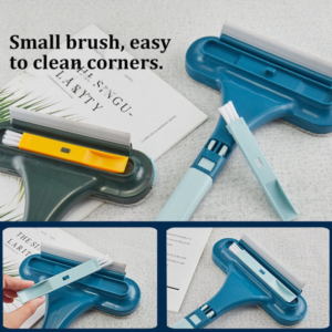 Cleangly Double-Sided Window Cleaner Squeegee (Comes with additional window cleaning tool!)