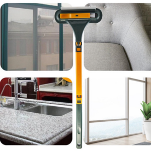 Cleangly Double-Sided Window Cleaner Squeegee (Comes with additional window cleaning tool!)