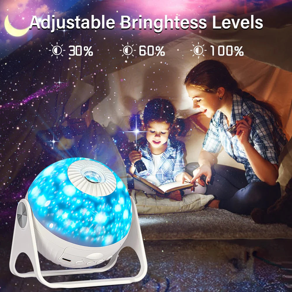 CosmoGlow - Mesmerizing Galaxy Projector Lamp