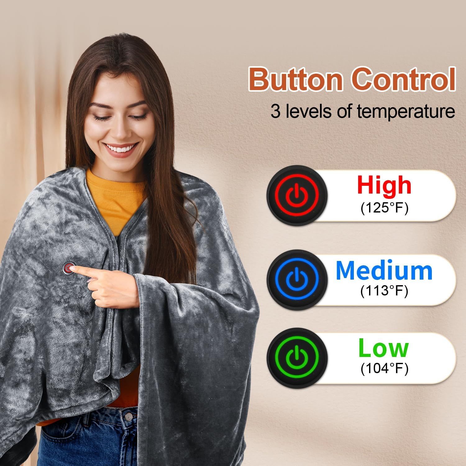 CozyWrap Heated Snuggie