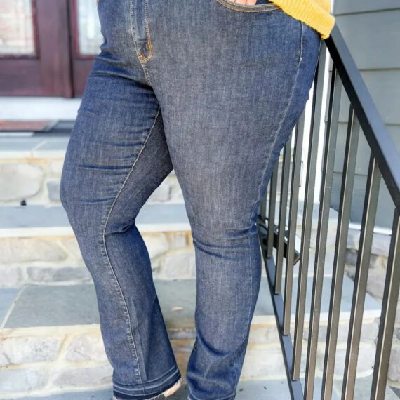 Crafsouvent High - Rise Tummy Control Bootcut Jeans