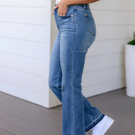 Crafsouvent High - Rise Tummy Control Bootcut Jeans