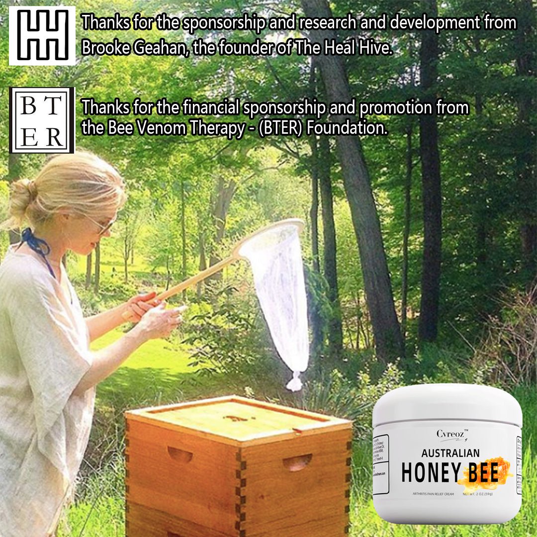 Cvreoz - Australian honey bee Venom Pain and Bone Healing Cream - Limited time discount Last 30 minutes