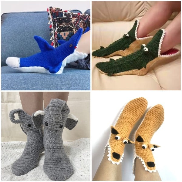 Early Christmas Sale 49% - 3D Knit Crocodile Socks