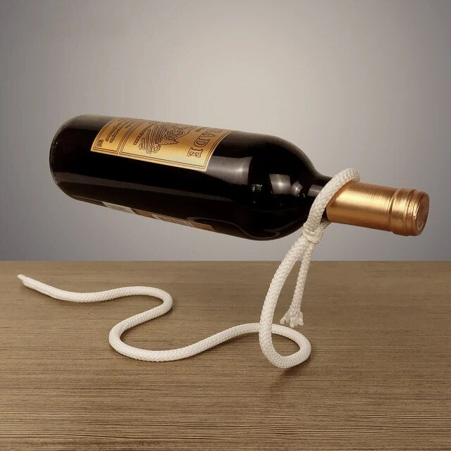 Elevino - Floating Rope Wine Bottle Holder