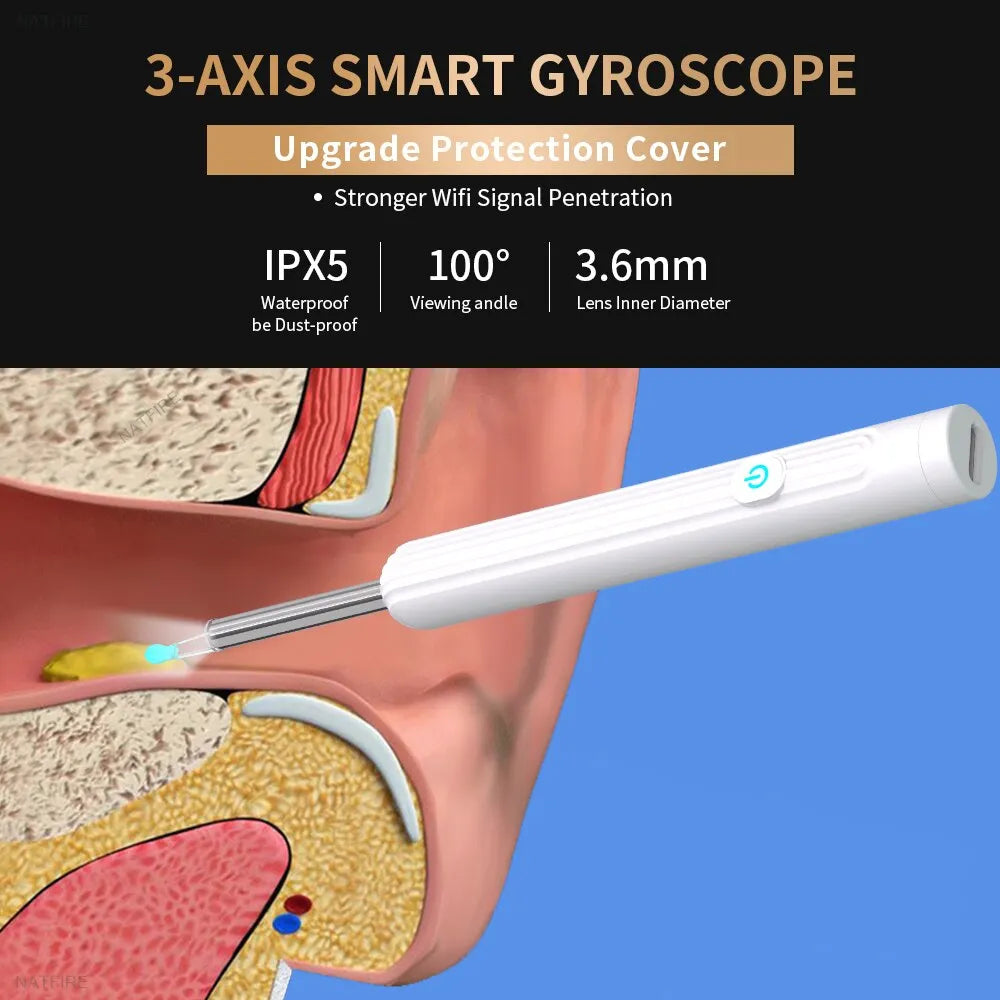 Endoscope Ear Wax Removal Tool Earpick