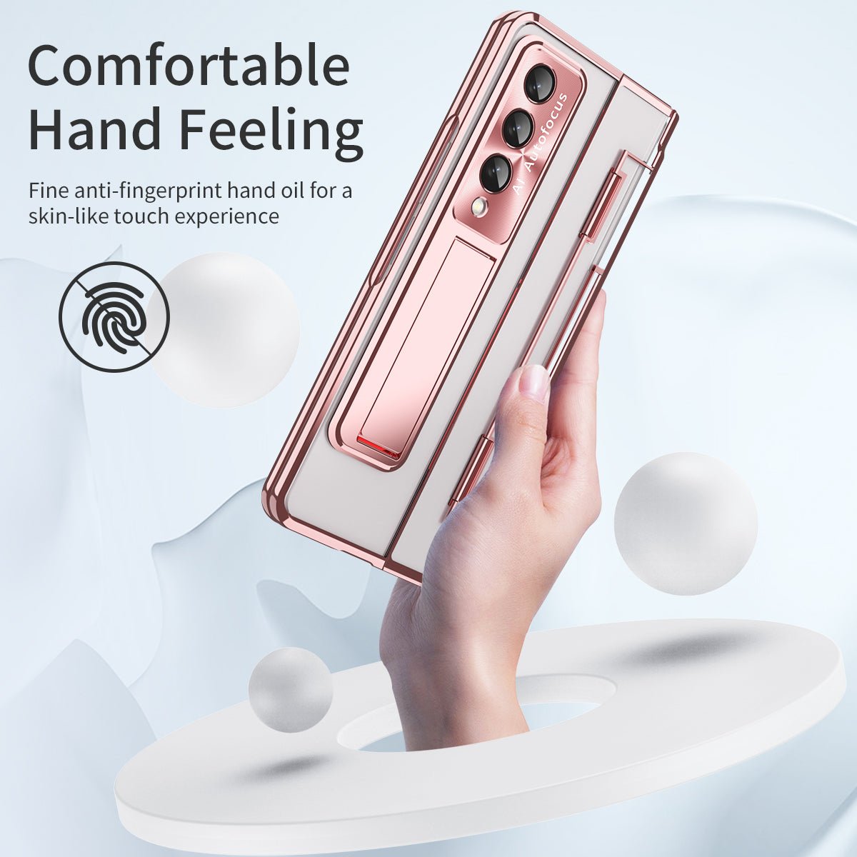 Enhanced Version of Armor Hinge Folding Shell Case For Samsung Galaxy Z Fold3 Fold4