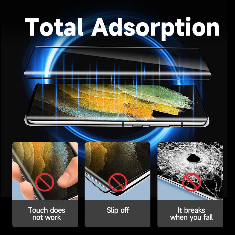 For Samsung series:SS grade microcrystalline ceramic soft film suitable for curved screen to send film artifact + scraper + cleaning kit