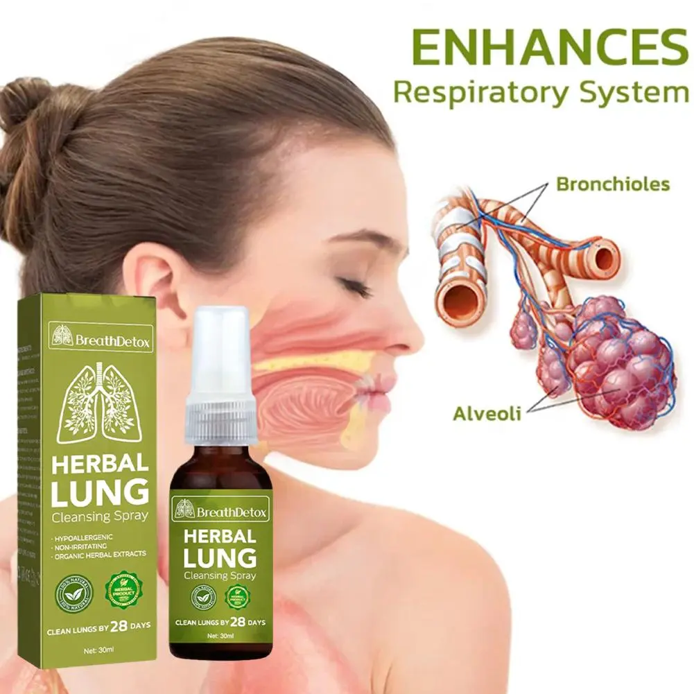 BreathDetox Herbal Lung Cleansing Spray