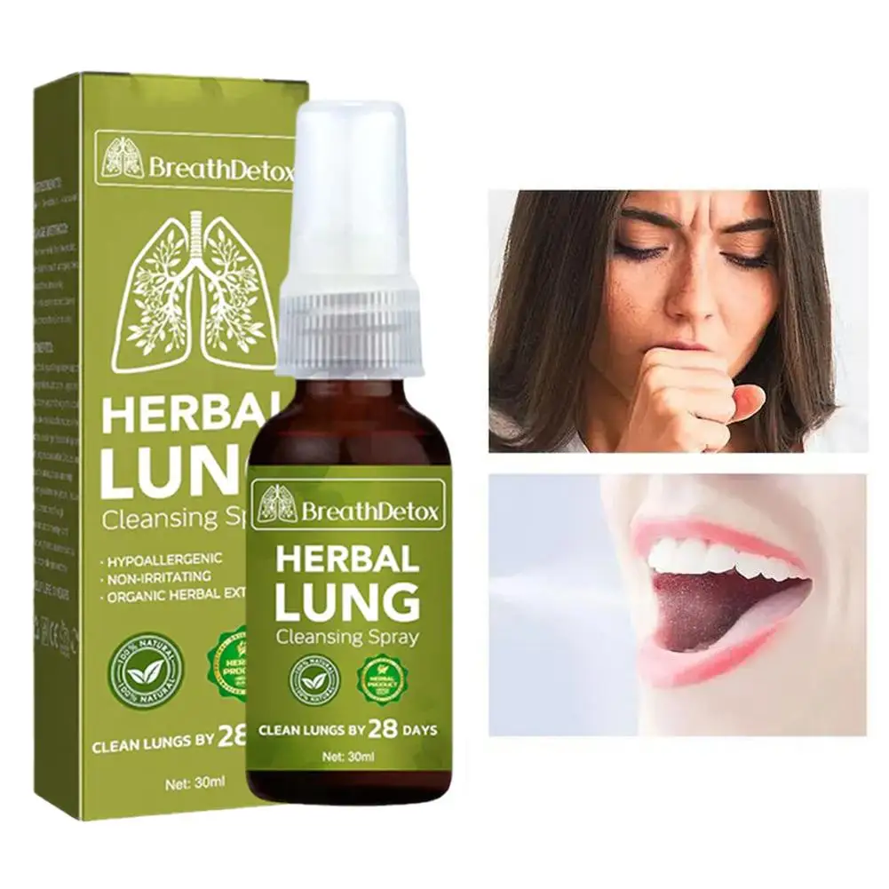 BreathDetox Herbal Lung Cleansing Spray