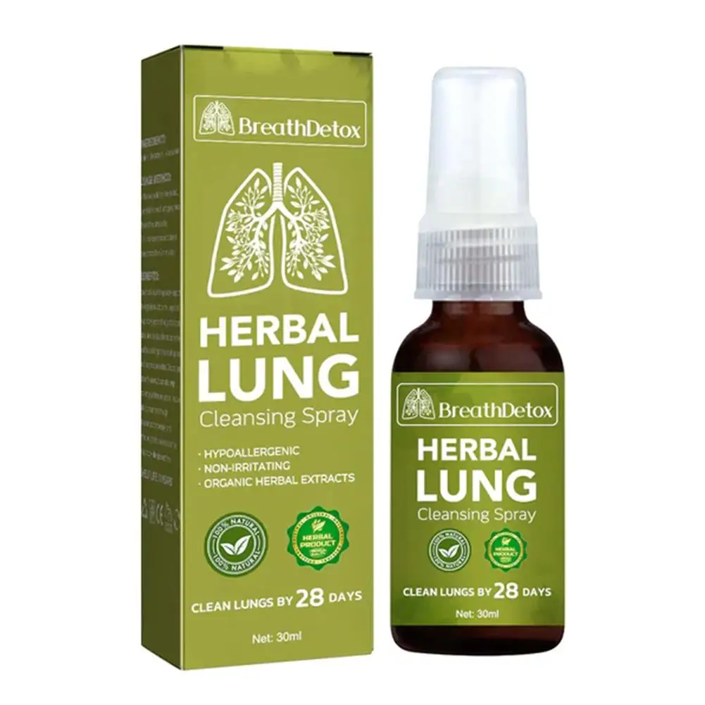 BreathDetox Herbal Lung Cleansing Spray