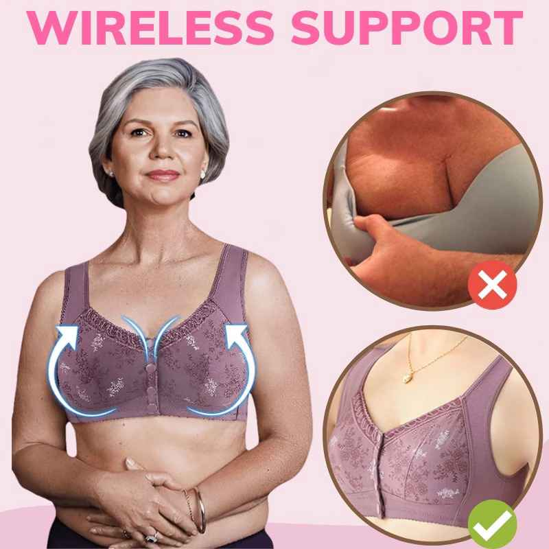 Glamorette – Cotton Front Closure Bra