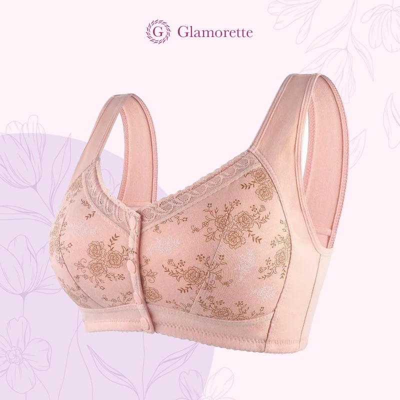 Glamorette - LAST DAY SALE 80% - Cotton Front Closure Bra