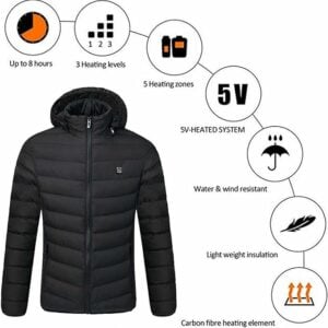 GlowFlakes USB Electric Heated Jacket