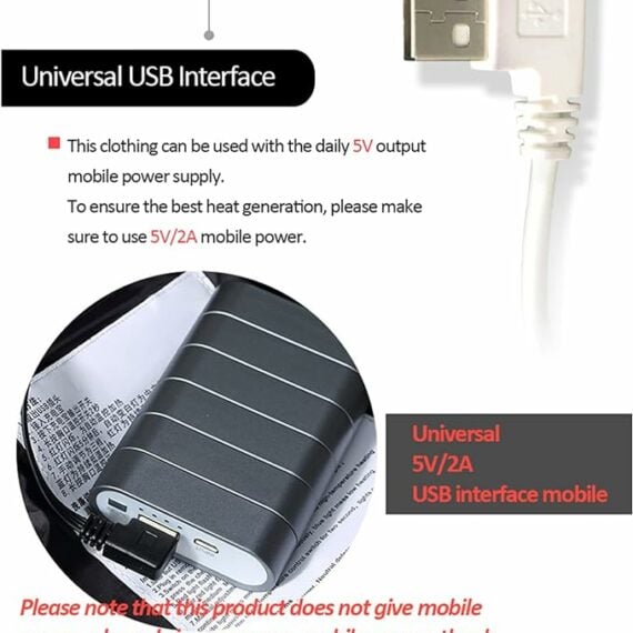 GlowFlakes USB Electric Heated Jacket