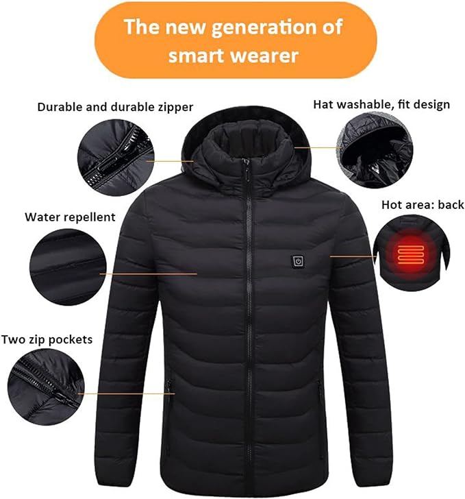 GlowFlakes USB Electric Heated Jacket