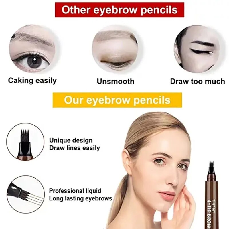 Glowly Secret 4 Tipped Precise Brow Pen