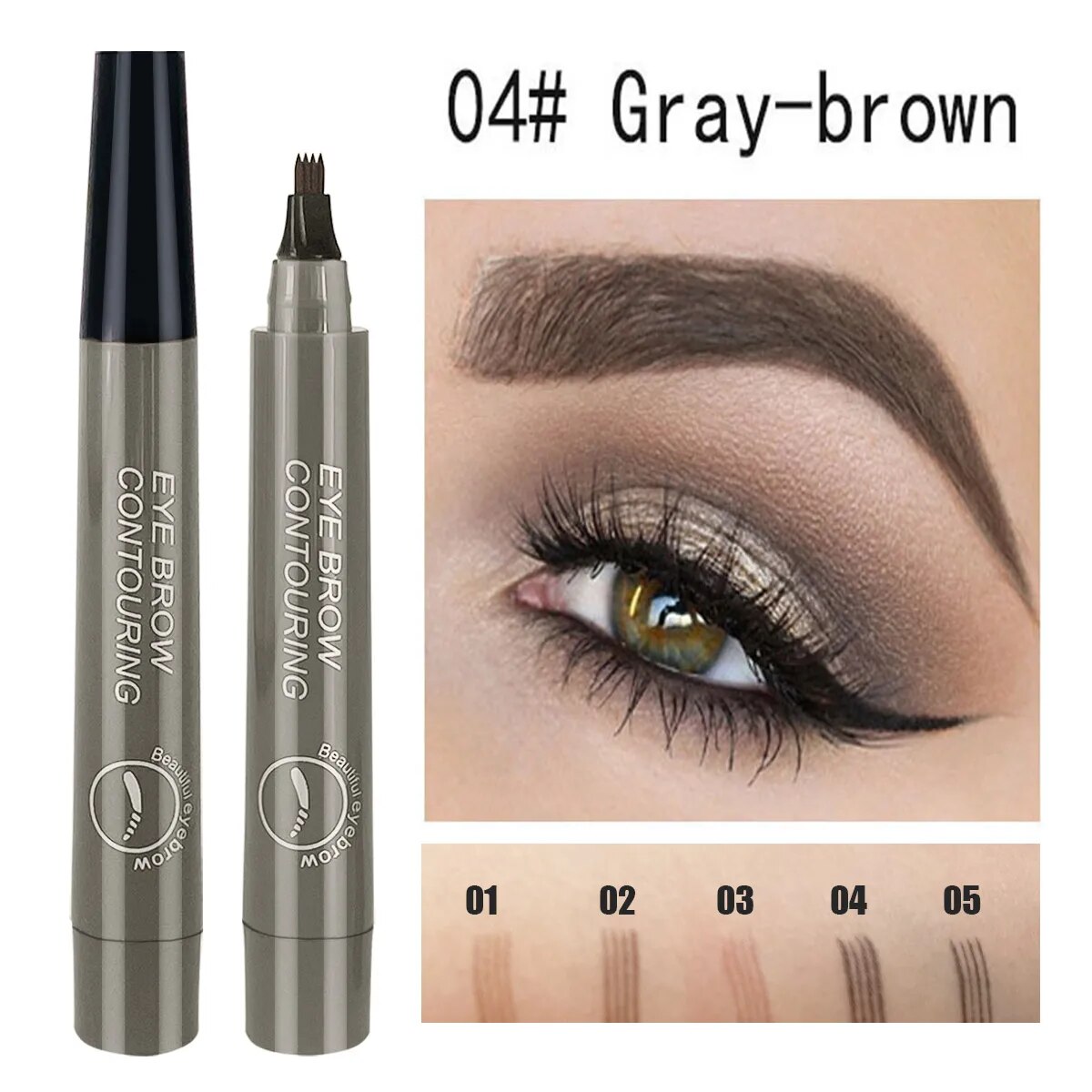 Glowly Secret 4 Tipped Precise Brow Pen