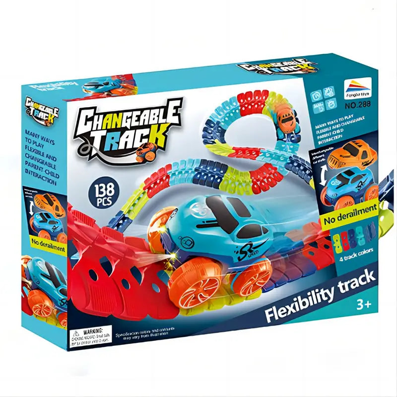 GravityRacer - Educational Kids Changeable Track Car Set